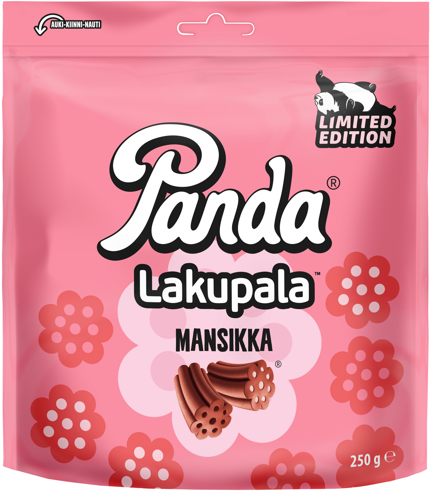 Panda Lakupala mansikka 250 g