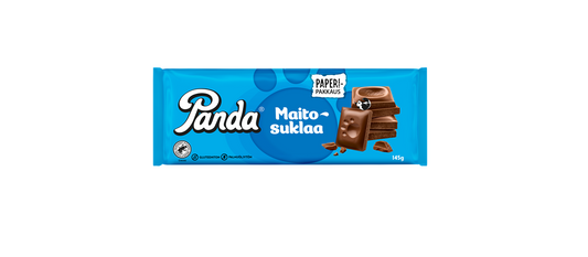 Panda maitosuklaa 145g suklaalevy