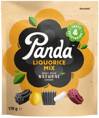 Panda Natural lakritsisekoitus 170g