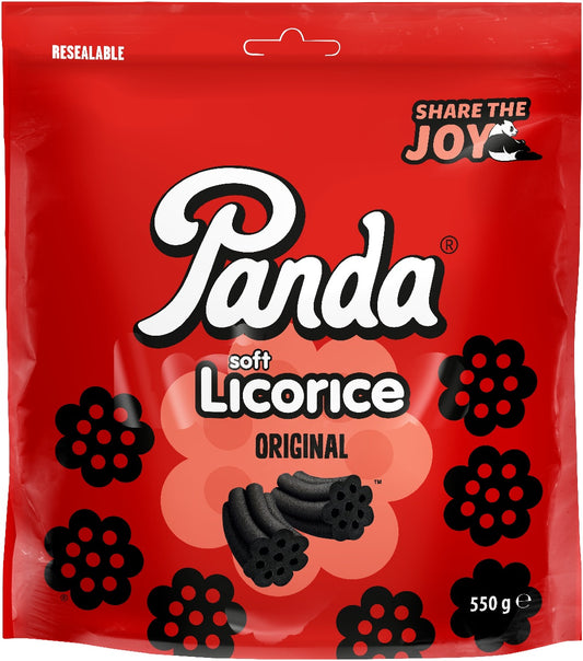 Panda Soft & Fresh Licorice 550g Share Size