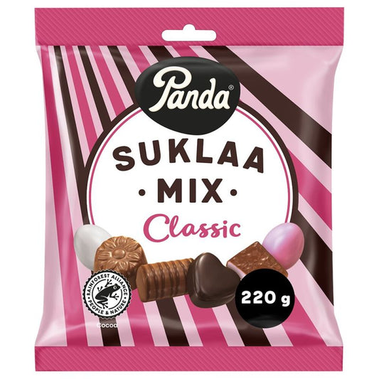 Panda Suklaa Mix Classic 220g 800x800