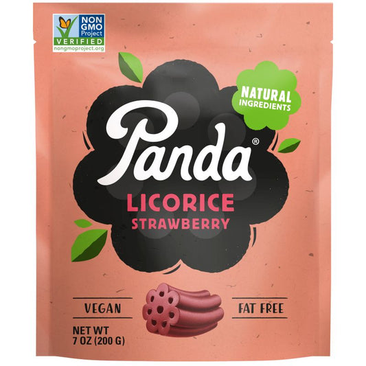 Panda Natural Strawberry Licorice 200g