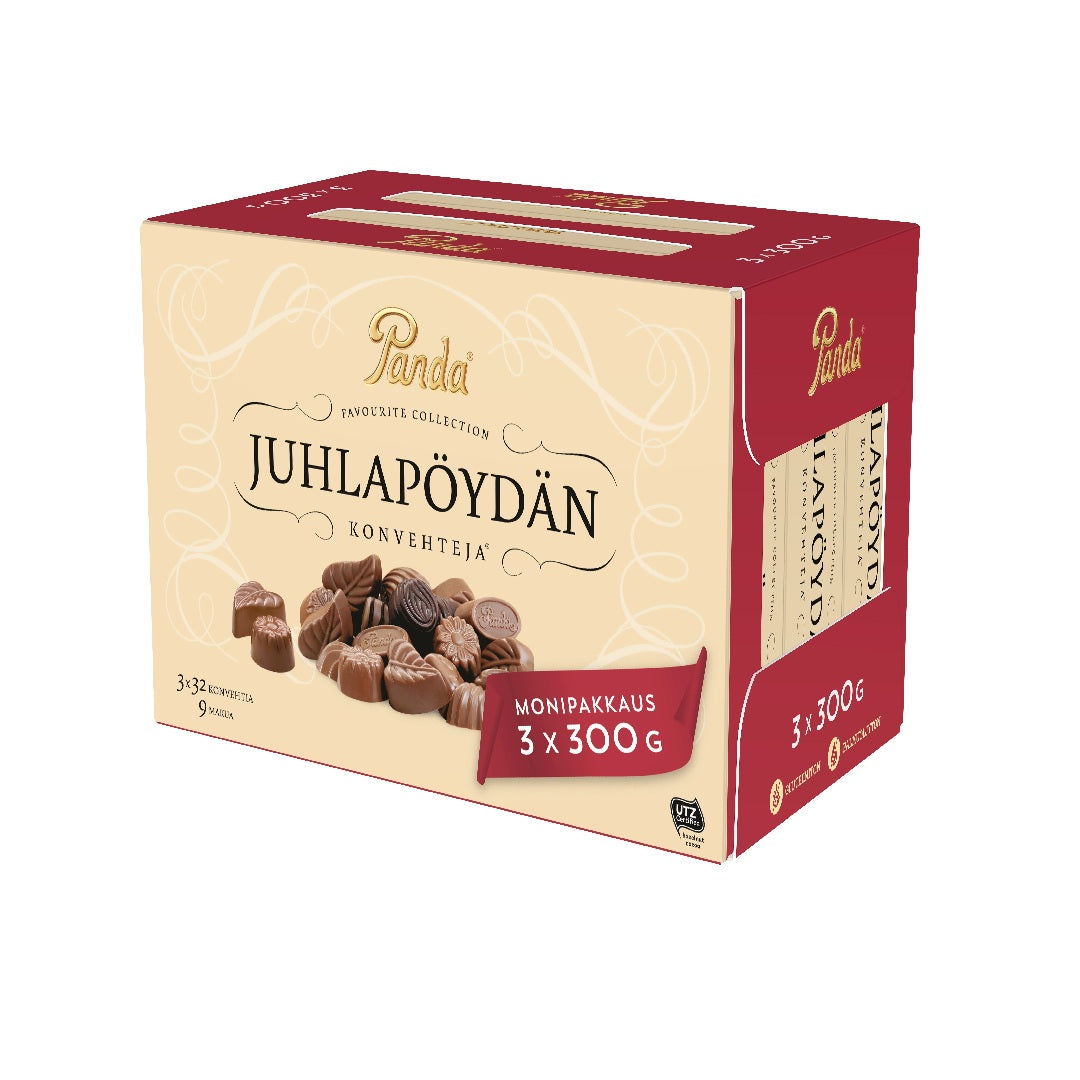 Panda Juhlapöydän Konvehteja 3 x 300g