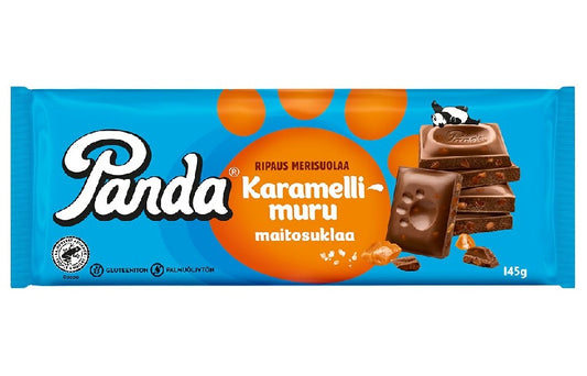 Panda Karamellimuru ja merisuola maitosuklaa 145g