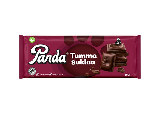 Panda Tumma Suklaa 145g suklaalevy