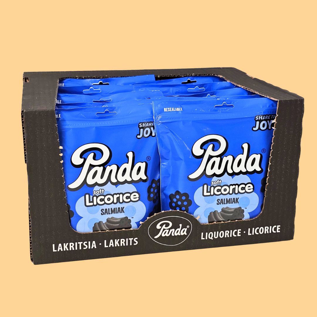 Panda Soft and Fresh Salmiak Licorice 500g x 10