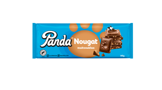 Panda nougat maitosuklaalevy 145g