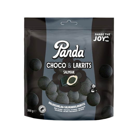 Panda Choco Lakrits salmiakki share size 300g