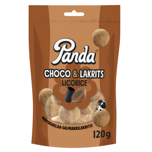 Panda Choco & Lakrits 120g