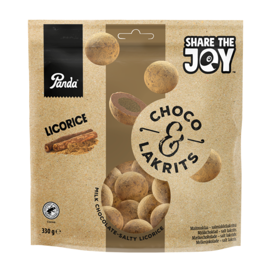 Panda Choco & Lakrits 330g Share Size