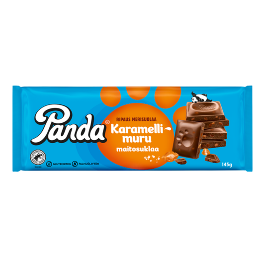 Panda Karamellimuru ja merisuola maitosuklaa 145g