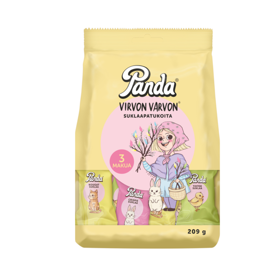 Panda Virvon Varvon vaahtonougatpatukka 209 g