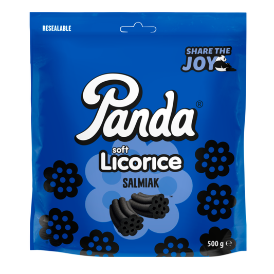 Panda Soft and Fresh Salmiak Licorice 500g Share Size