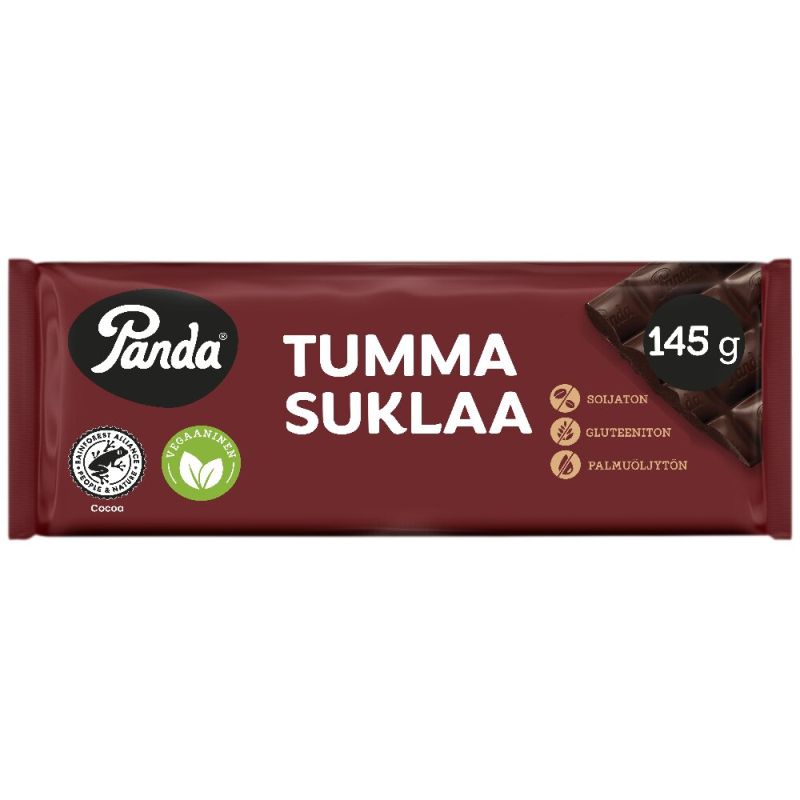Panda Tumma Suklaa 145g suklaalevy