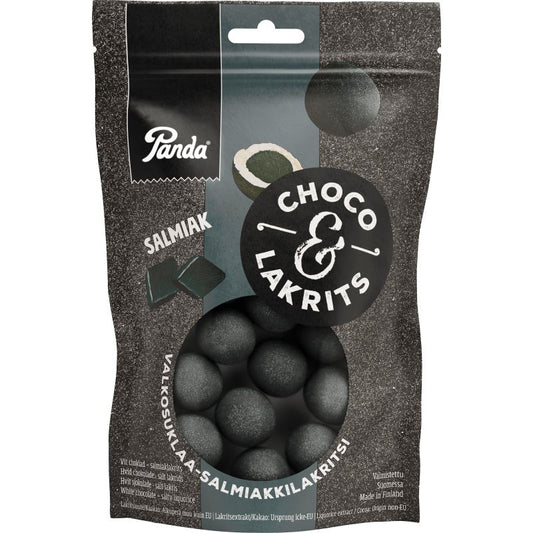 Panda Choco & Lakrits Salmiakki 120 g