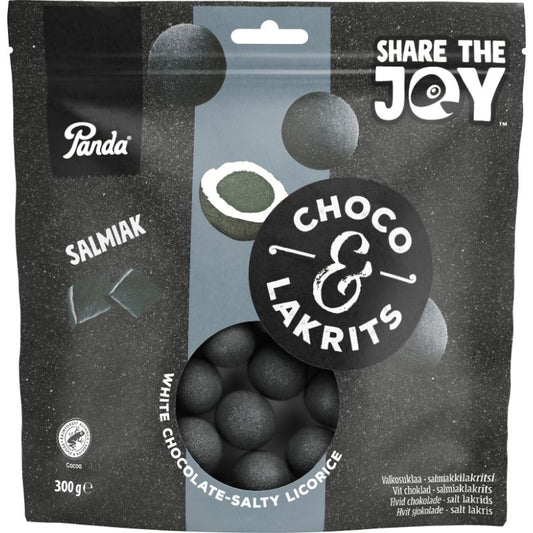 Panda Choco & Lakrits Salmiakki Share Size 300g