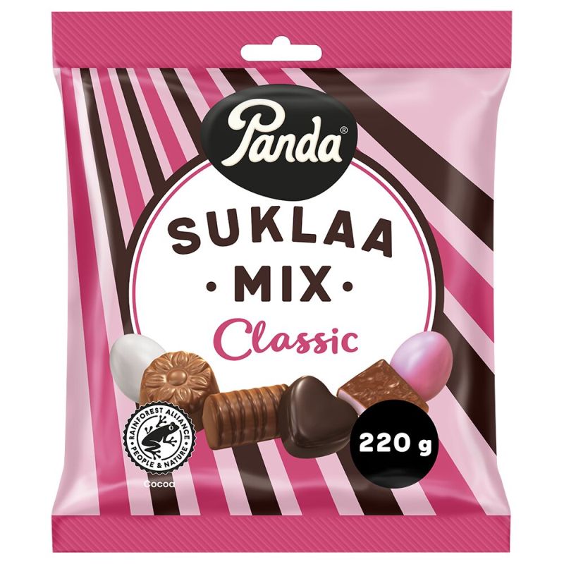 Panda Suklaa Mix Classic 220g 800x800