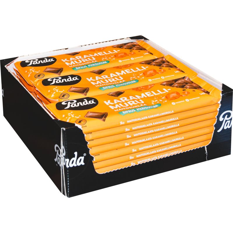 Panda Karamellimuru ja merisuola maitosuklaa 27 x 145g