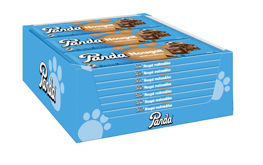 Panda nougat maitosuklaalevy 27 x 145g