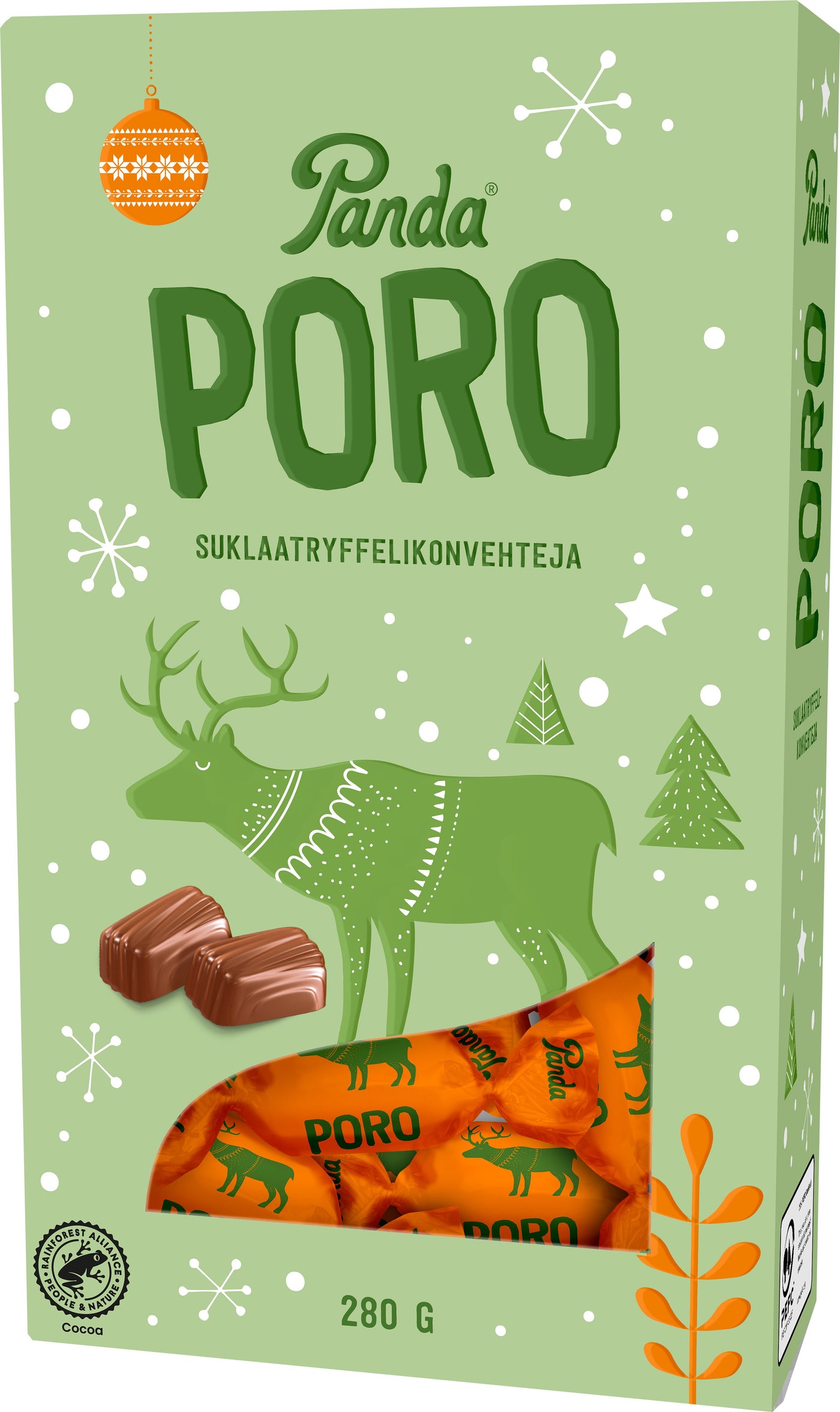 Poro suklaatryffelikonvehdit 280g